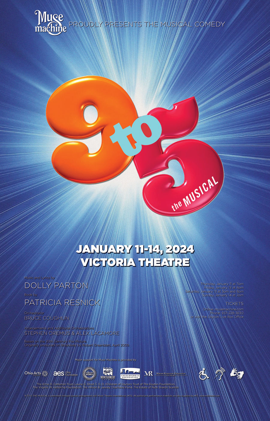 Muse Machine's poster for "9 to 5"