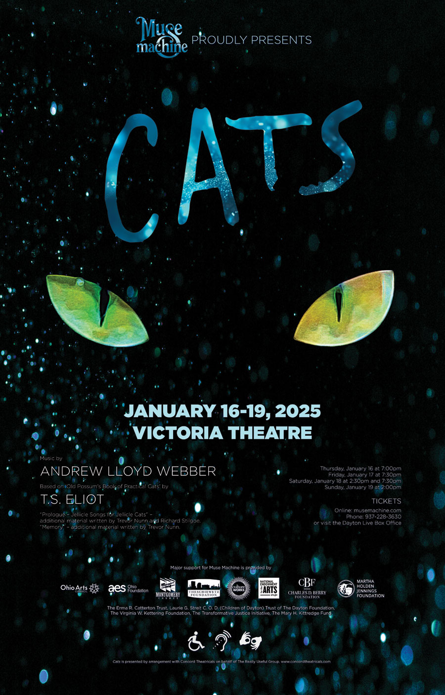 Poster image for Muse Machine's CATS